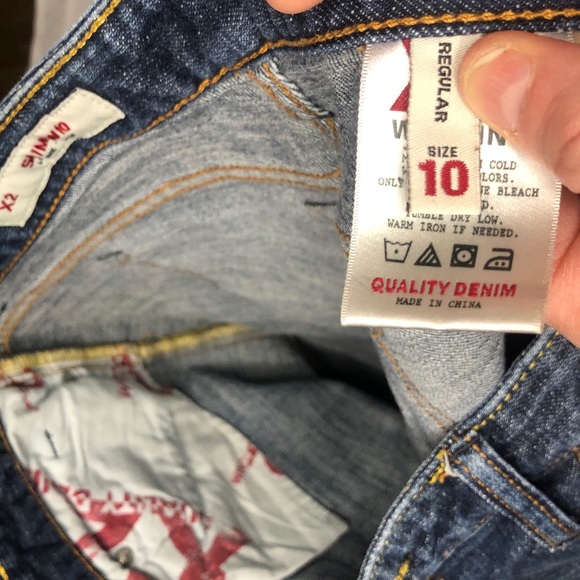 Express Slim W10 low rise boot cut jeans - Picture 8 of 8